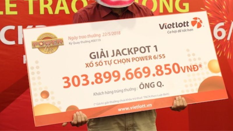 Giải Jackpot có giá trị cao dẫn đến nghi ngờ Vietlott sms lừa đảo