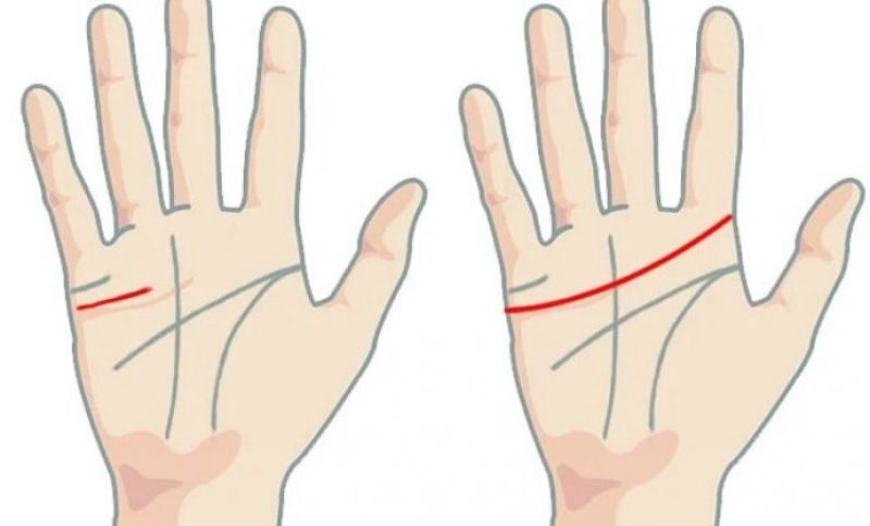 Đường chỉ tay tình duyên trên bàn tay dài ngắn bất thường 