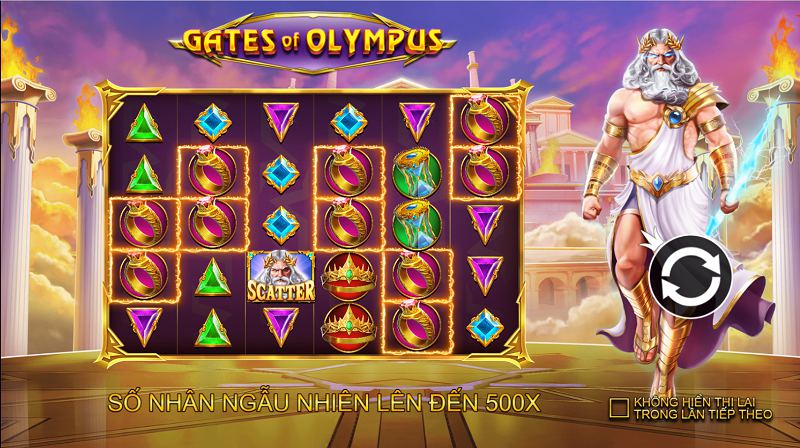 Mức thưởng hấp dẫn của game Cánh cổng Olympus