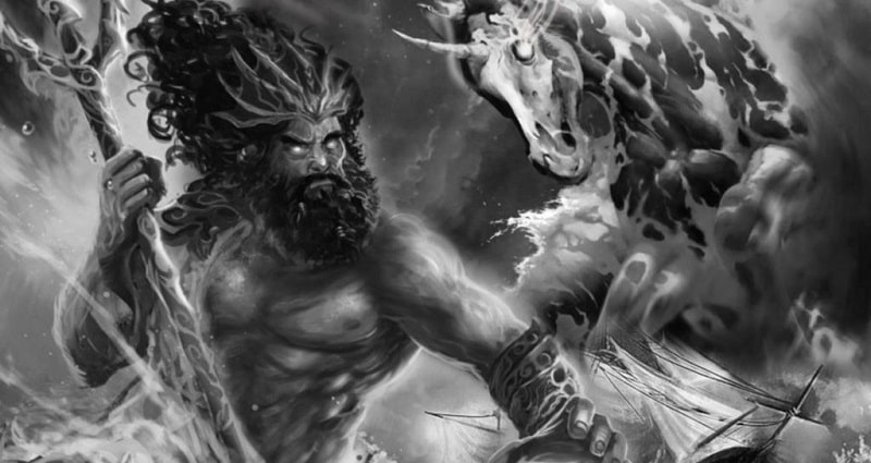 Song Ngư – Thần Poseidon là một trong 12 vị thần trong Thần Thoại Hy Lạp
