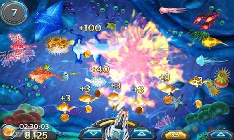 Trò chơi có đa dạng loại cá
